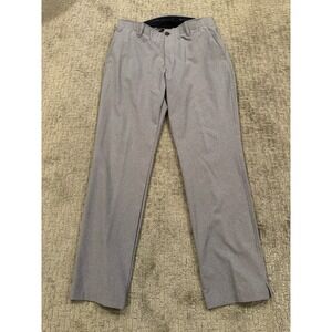 Under Armour Match Play Golf Pants 34/32 Gray Loose Tacky Waste No Ride (R1)